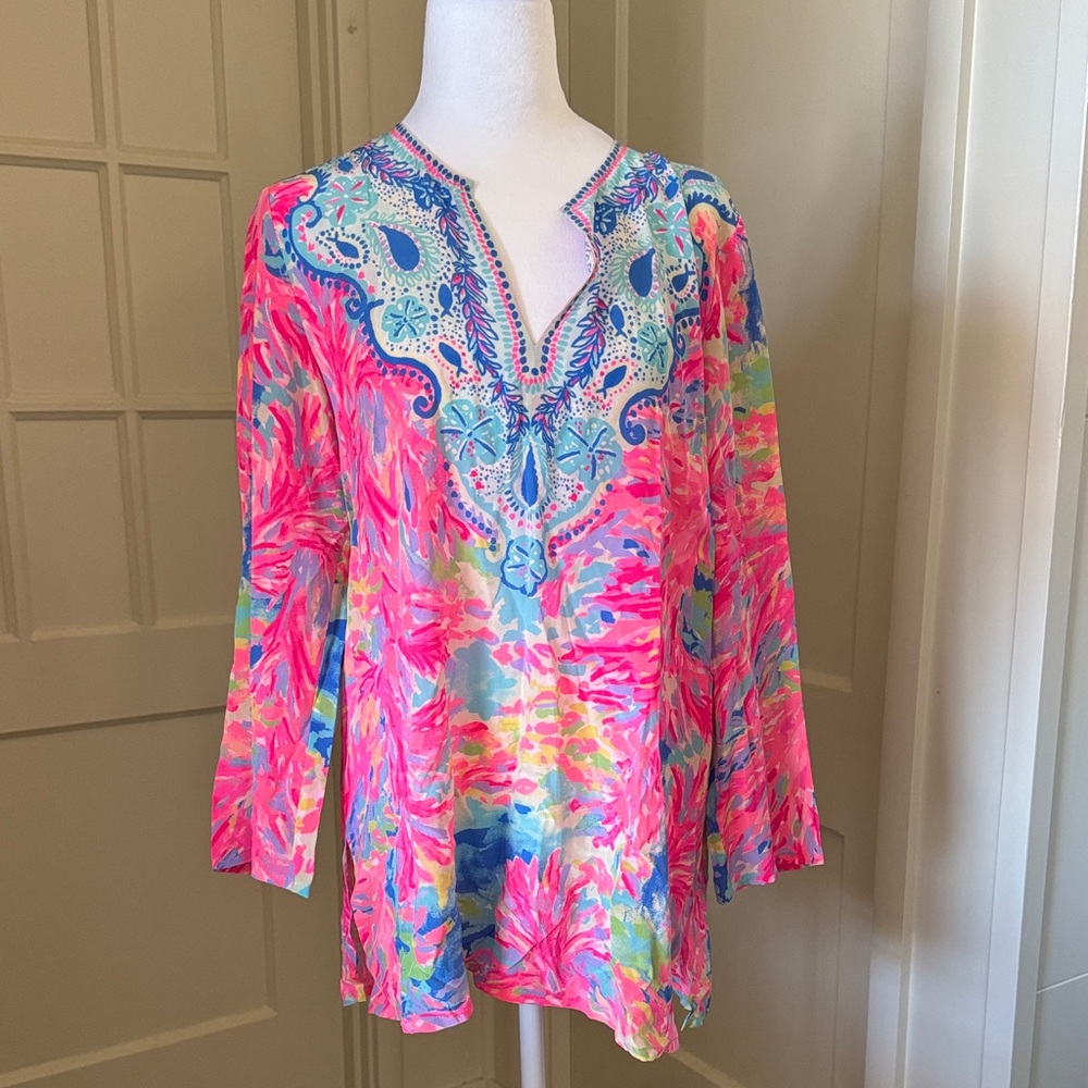 Lilly Pulitzer silk blouse